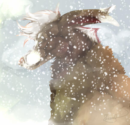 bust; painted