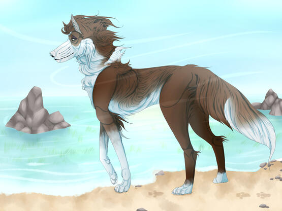 full body; complex shading; simple background