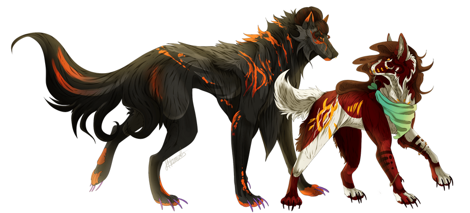 full body; complex shading