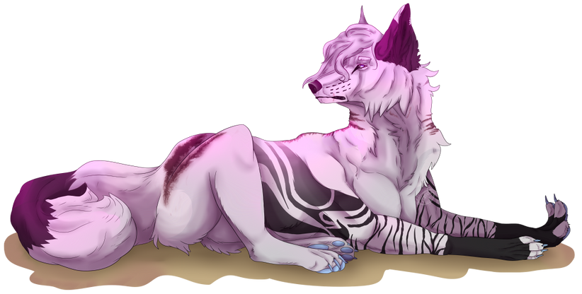 full body; simple shading